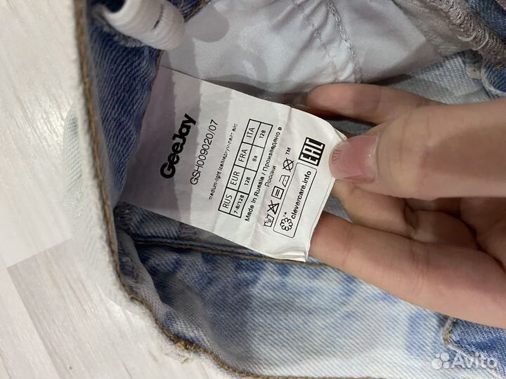 Джинсовые шорты на девочку