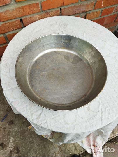 Большая сковорода.жаровня. нержавейка