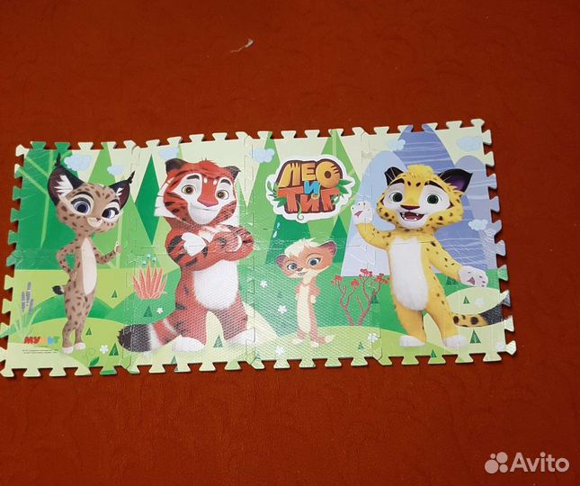 Коврик из пазлов