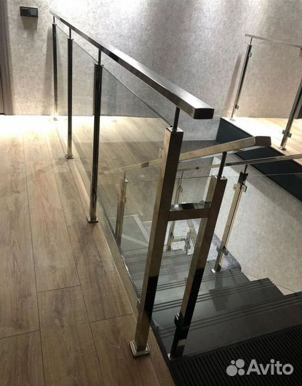 Перила, пopучни, огpaждения из нержавeющей cтали