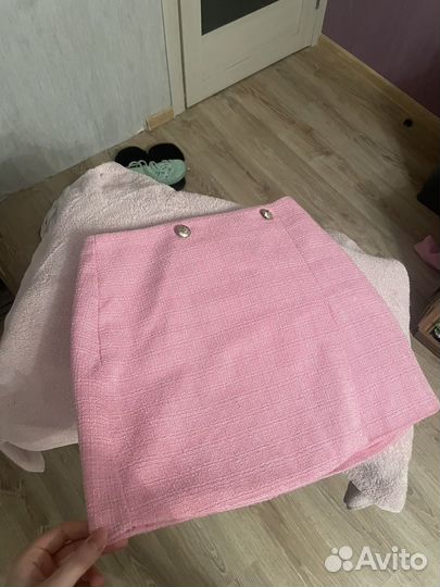 Костюм бу розовый zarina