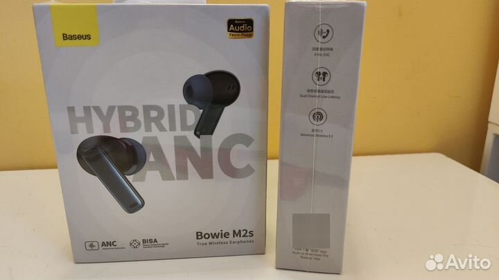 Наушники Baseus Bowie M2S ANC Bluetooth