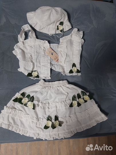 Костюм для девочки 3,4 лет новый