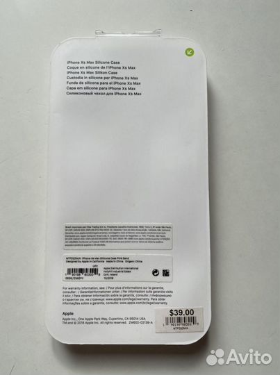 Чехол на iPhone xs max оригинал