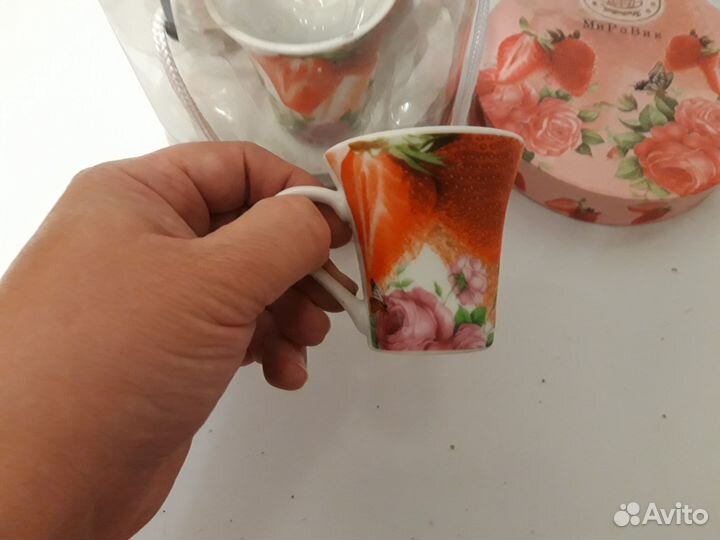 Кофейный сервиз на 6 персон,новый