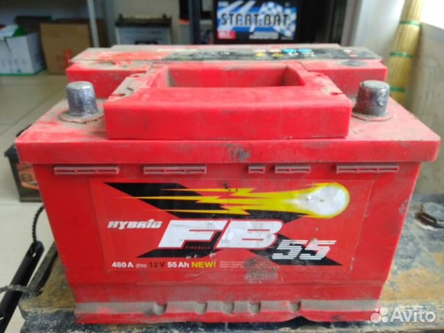 55Ач аккумулятор б/у FireBall