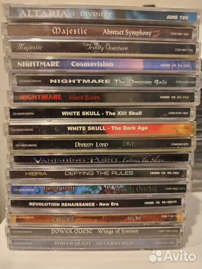 Cd диски heavy/power metal