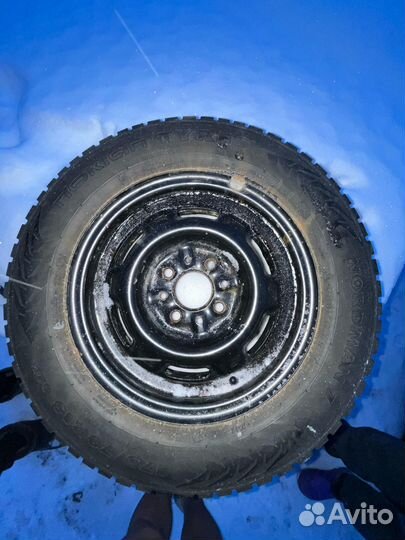 Зимняя резина 175х70 r 13 на ваз Нокиан Нордман 7