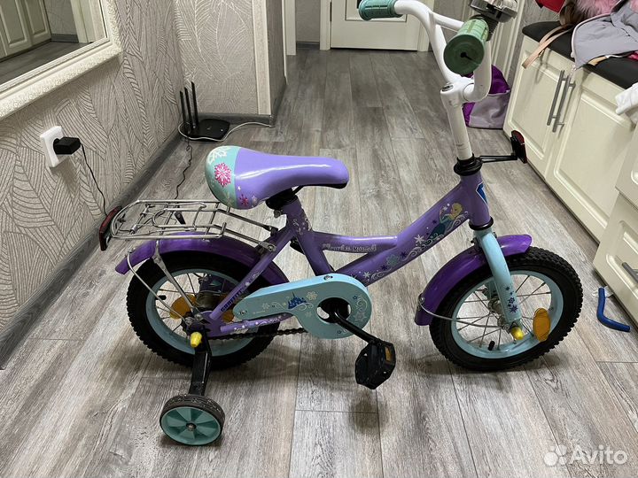 Детский Велосипед. холодное сердце