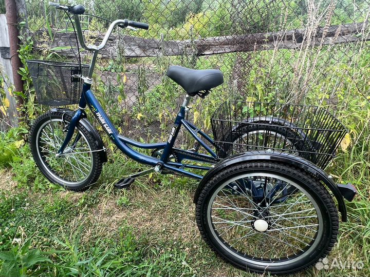 Надежный велосипед трехколесный для пенсионера