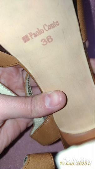 Босоножки paolo conte 38