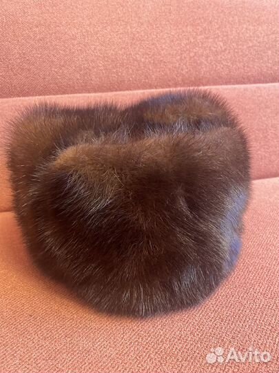 Норковая шапка мужская