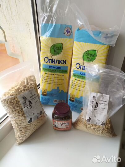Наполнитель древесный, опилки и little one