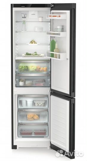 Двухкамерный холодильник Liebherr CBNbdc 573i-22 001 BioFresh NoFrost черный