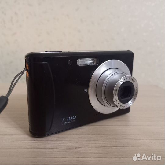 Компактный фотоаппарат Olympus T-100 Black