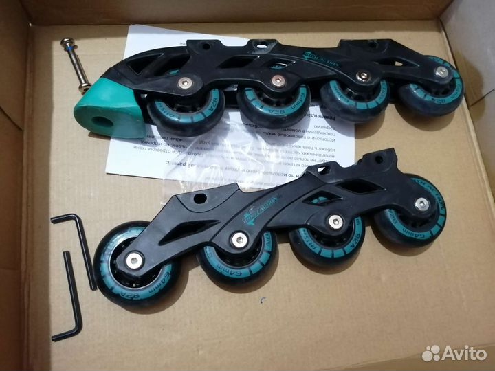 Коньки раздвижные 2в1, р.32-35