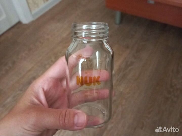 Бутылка стеклянная для кормления