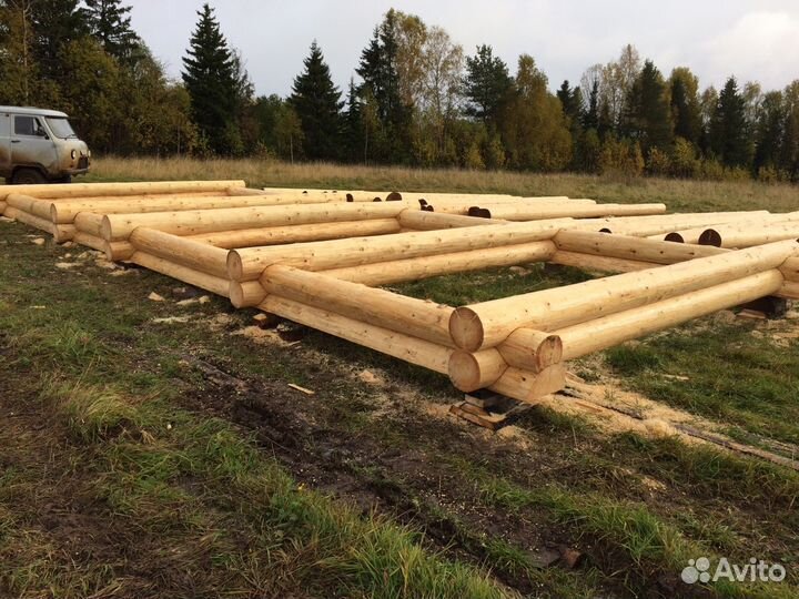 Срубы ручной рубки