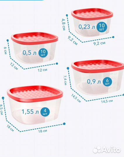 Контейнеры пластиковые
