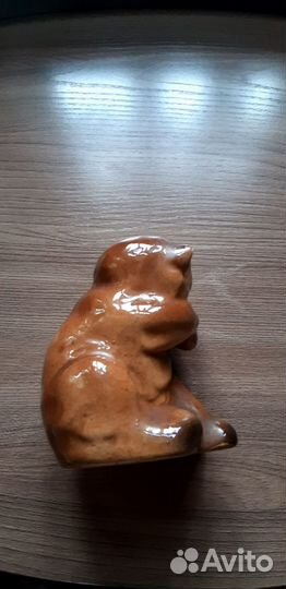 Фарфоровая статуэтка медведь СССР