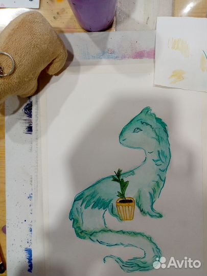 Рисую картины, открытки на заказ