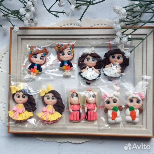 Куколки из полимерной глины