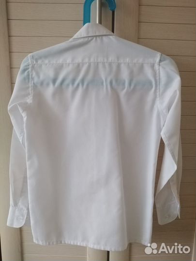 Белая рубашка р. 110 хлопок