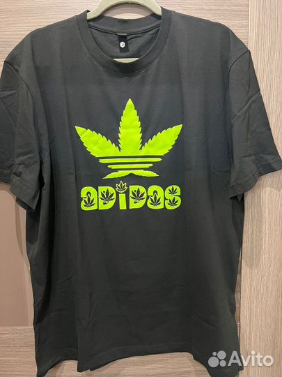 Футболка с приколом Адидас 2XL (52-54)