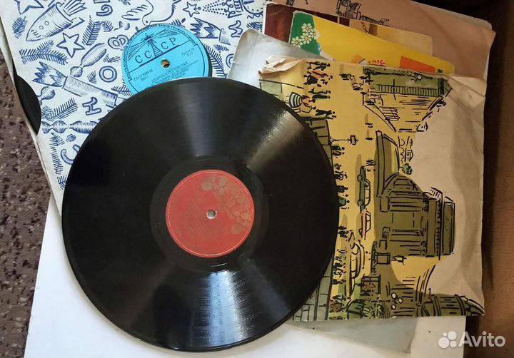 Пластинки СССР для поделок