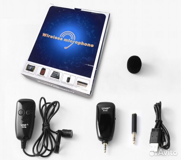 Микрофоны петличные UHF