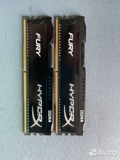 Оперативная память DDR4 Kingston HyperX 16GB 2666