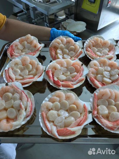 Икра Красная. Филе Морского Гребешка