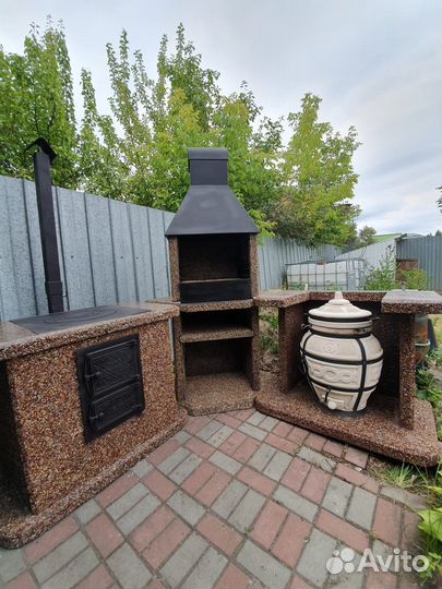 Модульный комплекс барбекю, печь под казан,гриль