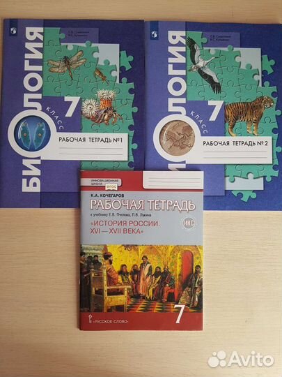 Рабочие тетради 7 класс