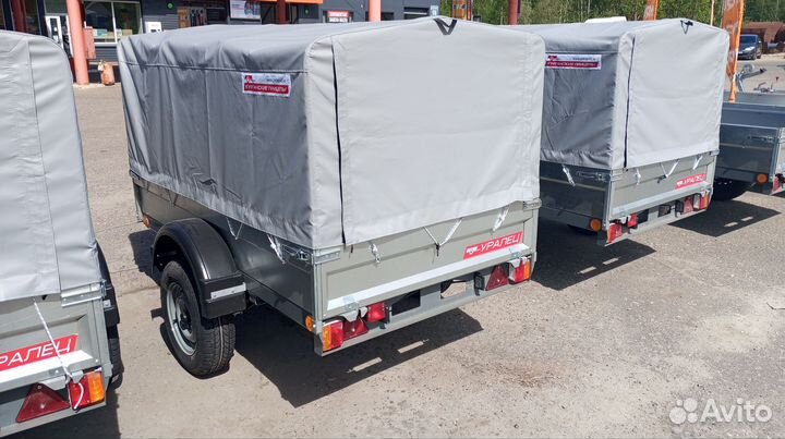 Прицеп легковой Уралец” с тентом 0,75 м