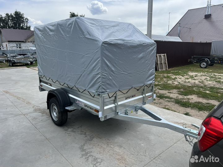 Прицеп усил. оцинк. 2.6х1.35 Спутник Про тент 1550