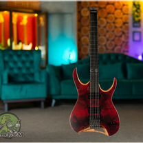 Mayones Hydra Elite 6 Dirty Red Satin