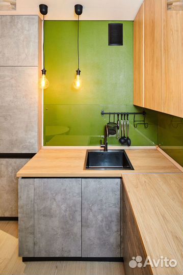 Кухня по дизайну Лофт с доставкой