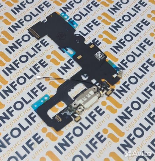 Шлейф iPhone 7 на системный разъем/микрофон