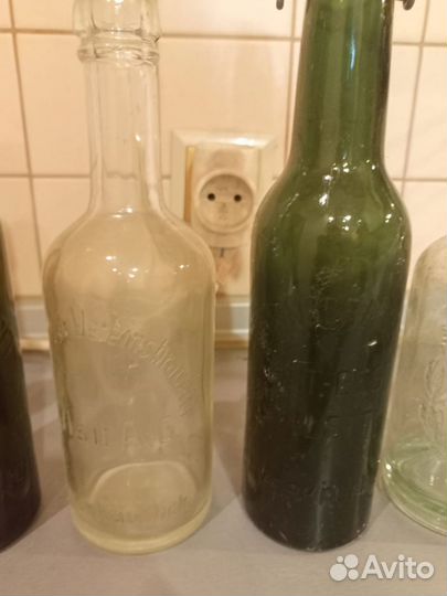 Старинные пивные бутылки