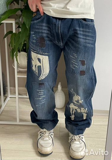 Ruff Riders Реп Джинсы Хип Хоп Винтаж