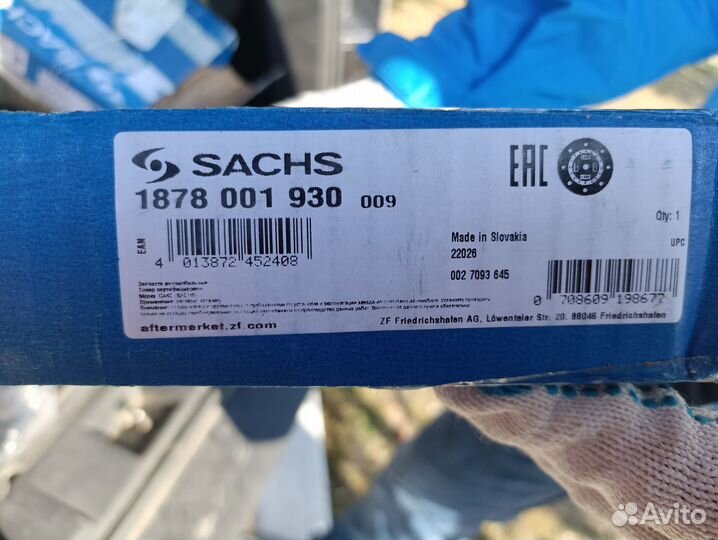 Диск сцепления Subaru outback sachs 1878 001 930