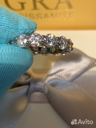 Муассанит Бриллиант 5 мм3,6 ct