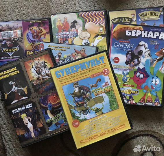 Dvd диски мультфильмы