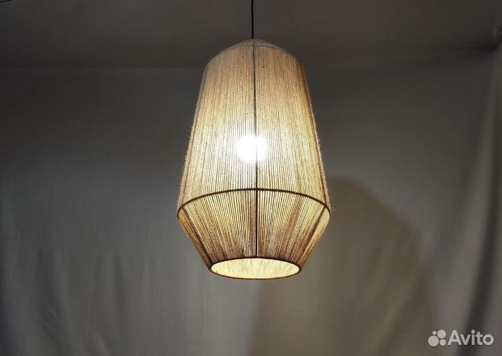 Плетённый абажур