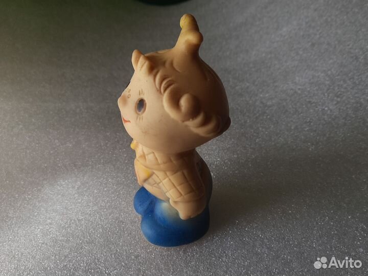 Чиполлино ретро игрушка СССР резиновая
