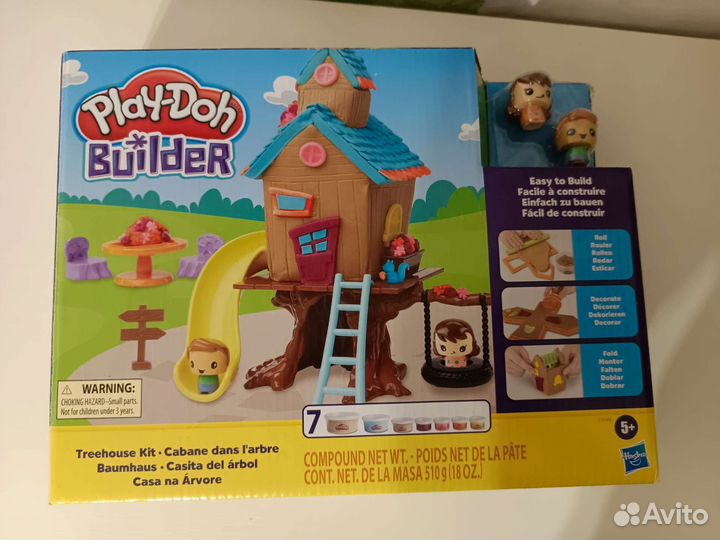 Play-doh домик на дереве