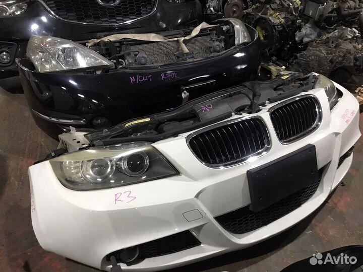 Ноускат BMW 3 E90 рестайлинг белый