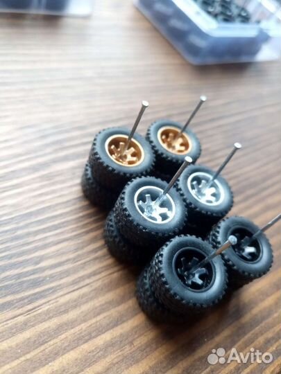 Off road колеса на резине для моделей hot wheels