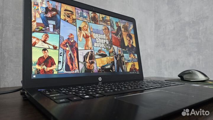 Игровой ноутбук Hp i7 7700 gtx1050
